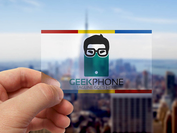 Geek Phone Logo in Logo Templates - product preview 1