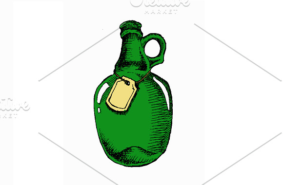 Bottle of beer in Illustrations - product preview 1