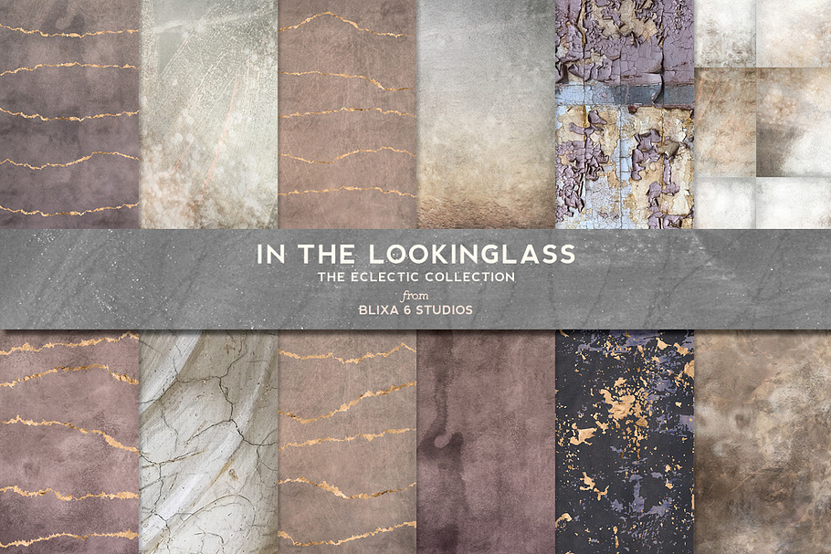 In the Looking Glass Rose Gold Foils in Textures - product preview 8