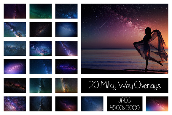 50 Night Sky Overlays in Textures - product preview 13