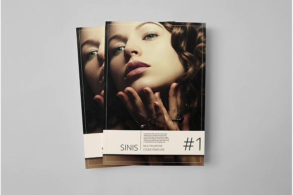 Sinis - A4 Cover Template in Magazine Templates - product preview 1