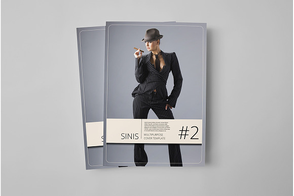 Sinis - A4 Cover Template in Magazine Templates - product preview 3