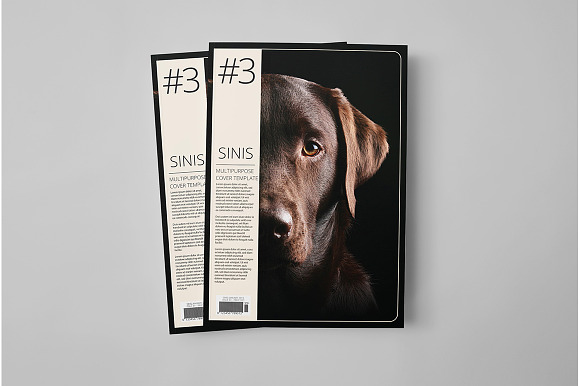 Sinis - A4 Cover Template in Magazine Templates - product preview 5