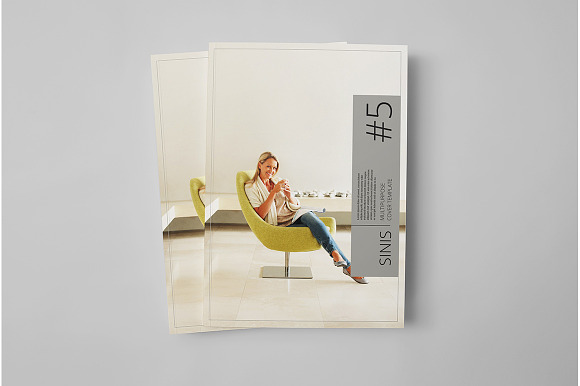 Sinis - A4 Cover Template in Magazine Templates - product preview 9