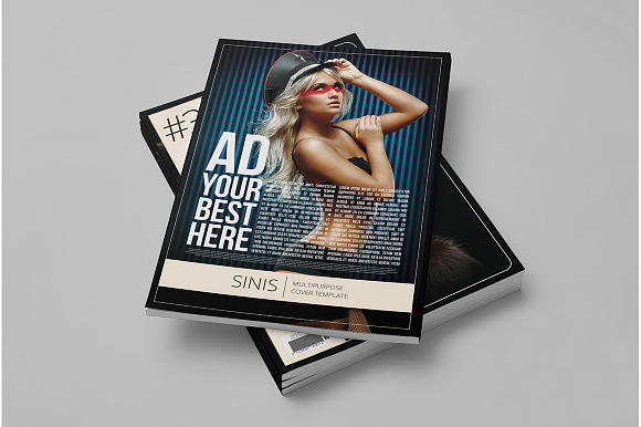 Sinis - A4 Cover Template in Magazine Templates - product preview 11