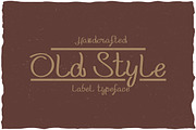 Handcrafted Old Style Label Typeface