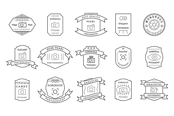 85 Photography Badges / Labels in Graphics - product preview 4