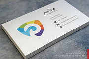 Color Shield Logo and Business Card
