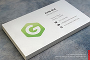 G Logo and Simple Business Card