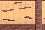 Multicolor brick lay texture
