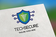 TechSecure (Letter T) Logo