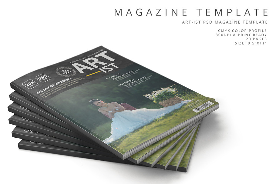 Art-ist Magazine Template Vol.3