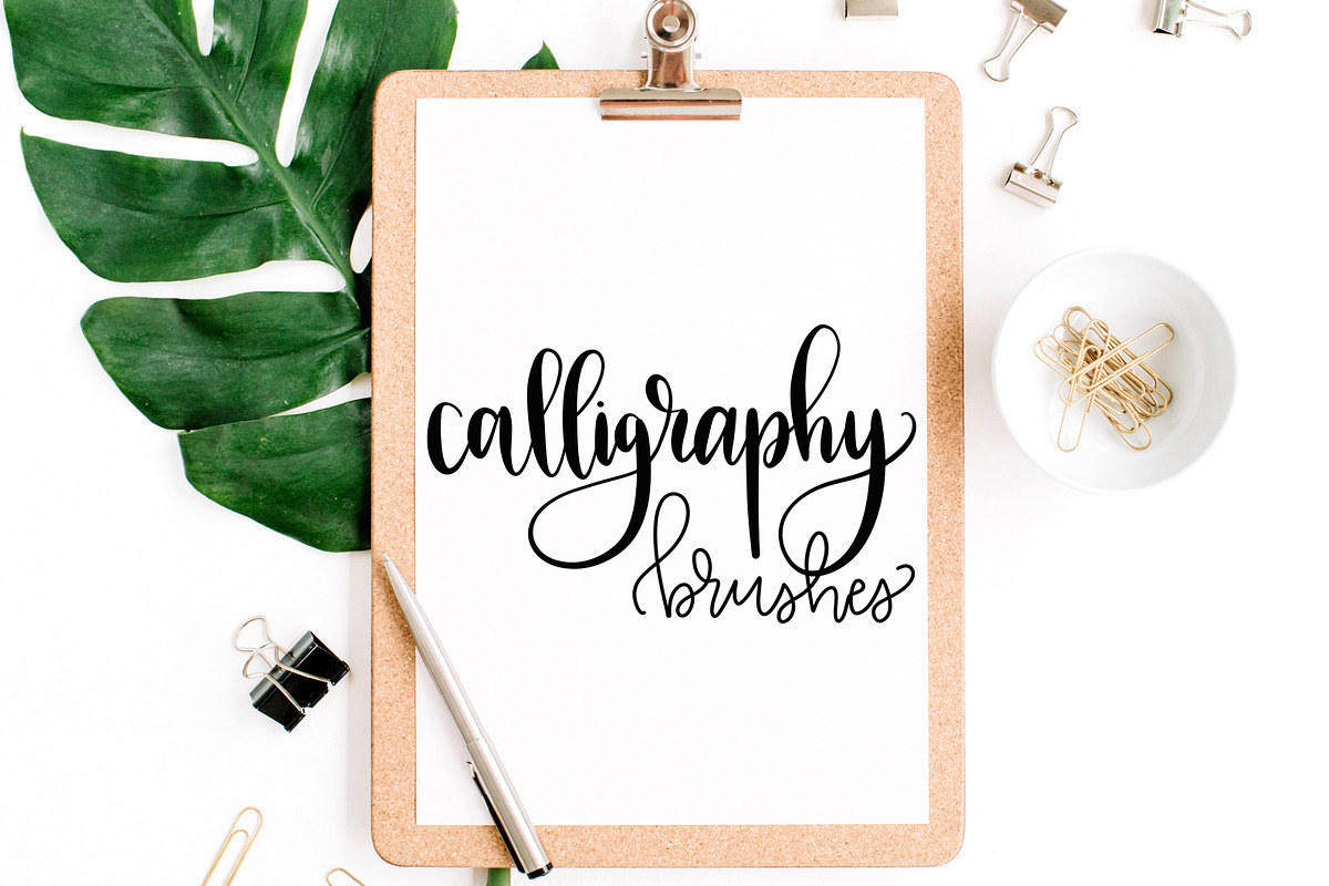 Procreate Calligraphy Brushes in Photoshop Brushes - product preview 8