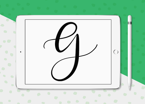 Procreate Calligraphy Brushes in Photoshop Brushes - product preview 1