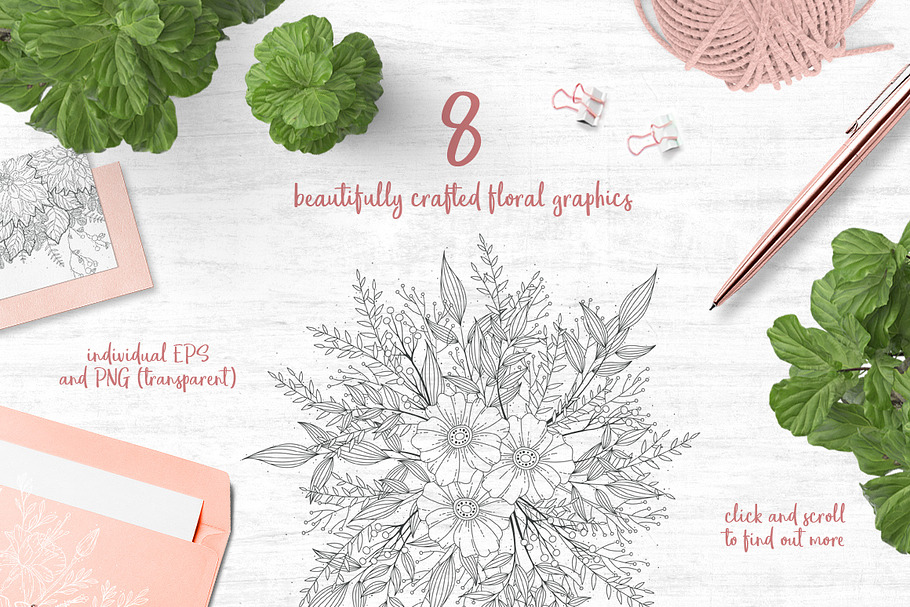 Sea of Dandelions (part 1) - florals in Objects - product preview 8