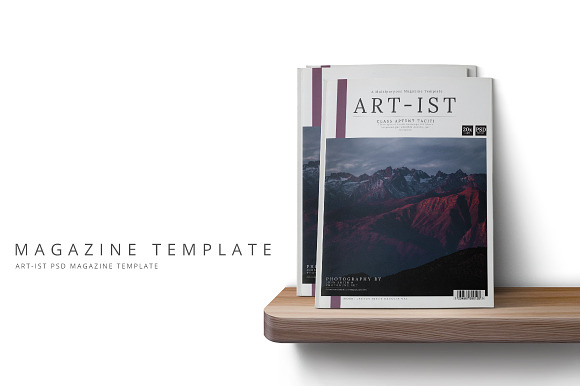 Art-ist Magazine Template Vol.16 in Magazine Templates - product preview 2