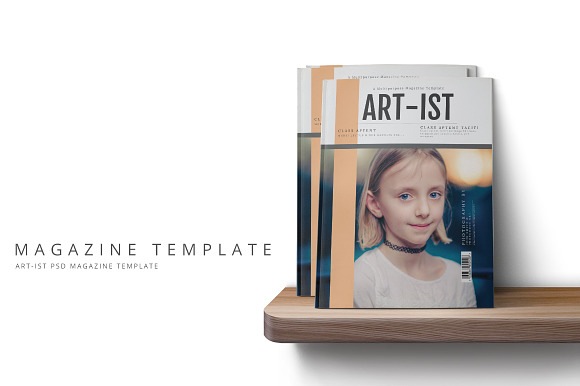 Art-ist Magazine Template Vol.17 in Magazine Templates - product preview 1