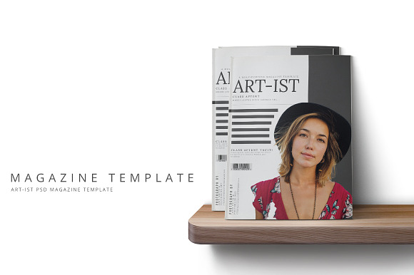 Art-ist Magazine Template Vol.18 in Magazine Templates - product preview 1