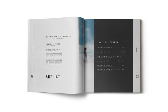 Art-ist Magazine Template Vol.18 in Magazine Templates - product preview 2