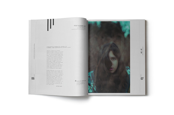 Art-ist Magazine Template Vol.18 in Magazine Templates - product preview 4