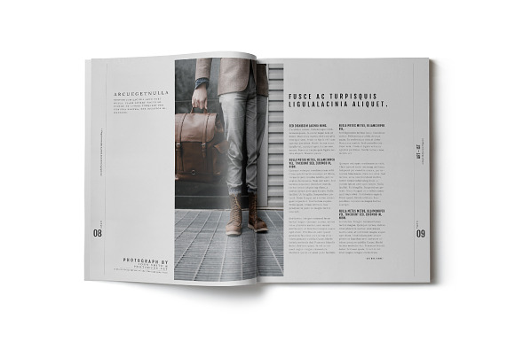 Art-ist Magazine Template Vol.18 in Magazine Templates - product preview 7