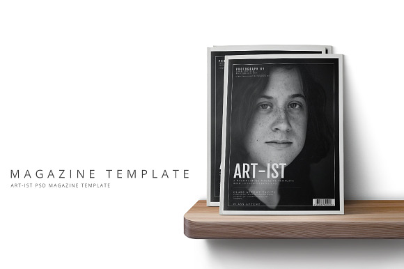 Art-ist Magazine Template Vol.19 in Magazine Templates - product preview 1