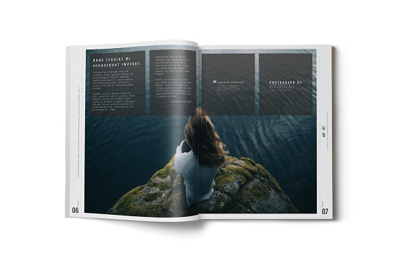 Art-ist Magazine Template Vol.19 in Magazine Templates - product preview 8
