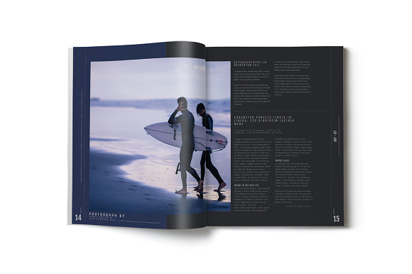 Art-ist Magazine Template Vol.19 in Magazine Templates - product preview 10