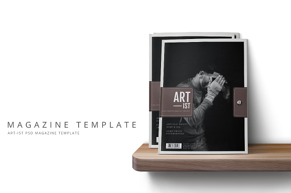 Art-ist Magazine Template Vol.20 in Magazine Templates - product preview 1