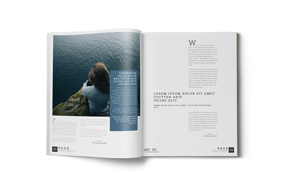 Art-ist Magazine Template Vol.21 in Magazine Templates - product preview 6