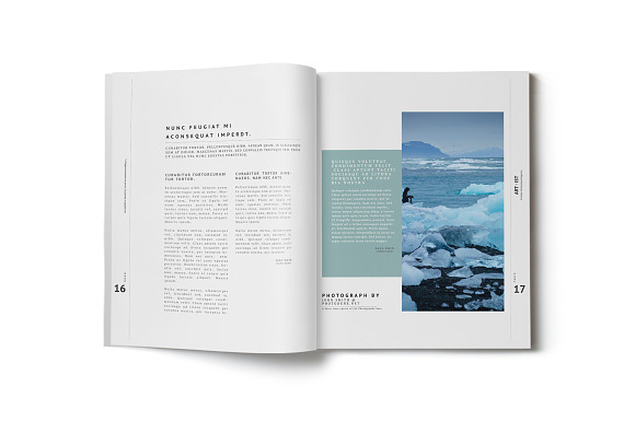 Art-ist Magazine Template Vol.23 in Magazine Templates - product preview 6