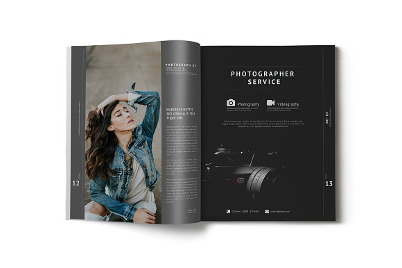 Art-ist Magazine Template Vol.23 in Magazine Templates - product preview 10