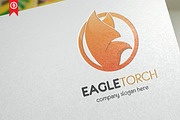 Eagle Torch / Fire - Logo Template