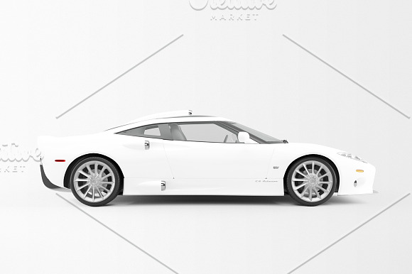 Sport Car Mockup in Mockup Templates - product preview 7