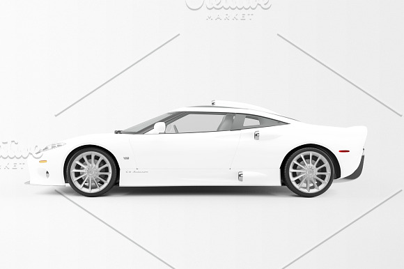 Sport Car Mockup in Mockup Templates - product preview 8