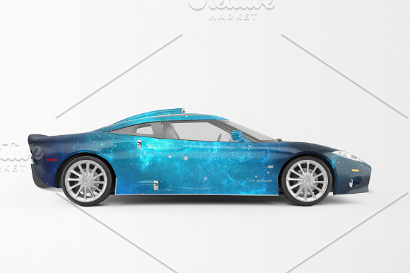 Sport Car Mockup in Mockup Templates - product preview 11