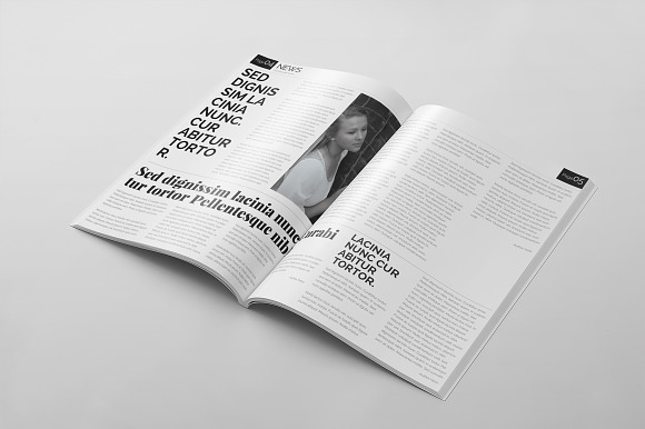 Magazine Template 47 in Magazine Templates - product preview 7