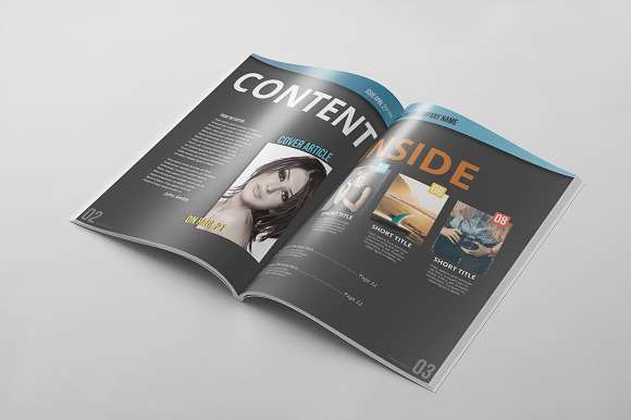 Magazine Template 48 in Magazine Templates - product preview 1
