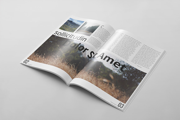 Magazine Template 48 in Magazine Templates - product preview 3