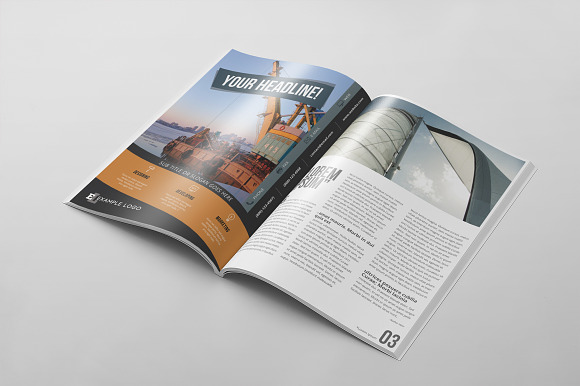 Magazine Template 48 in Magazine Templates - product preview 6