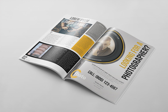 Magazine Template 48 in Magazine Templates - product preview 8