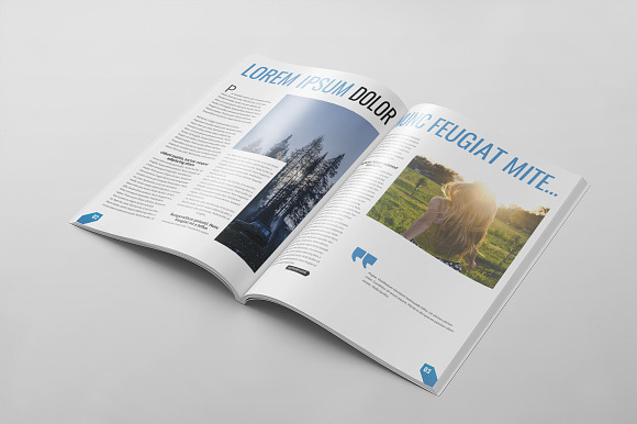 Magazine Template 49 in Magazine Templates - product preview 5