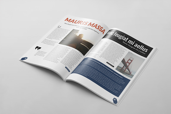 Magazine Template 49 in Magazine Templates - product preview 6