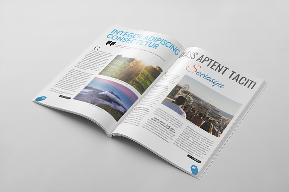 Magazine Template 49 in Magazine Templates - product preview 11