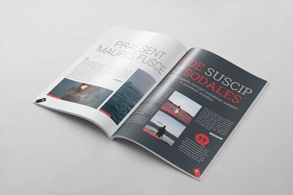 Magazine Template 50 in Magazine Templates - product preview 3
