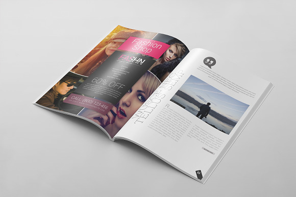 Magazine Template 50 in Magazine Templates - product preview 5