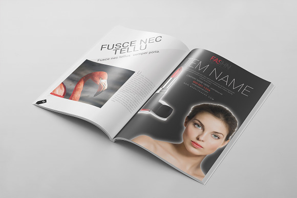 Magazine Template 50 in Magazine Templates - product preview 10