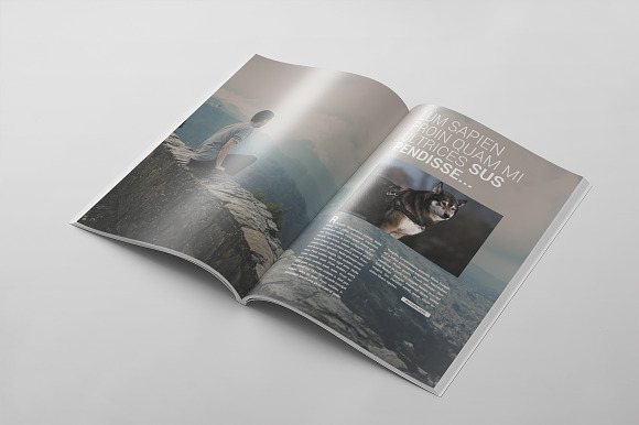 Magazine Template 50 in Magazine Templates - product preview 14