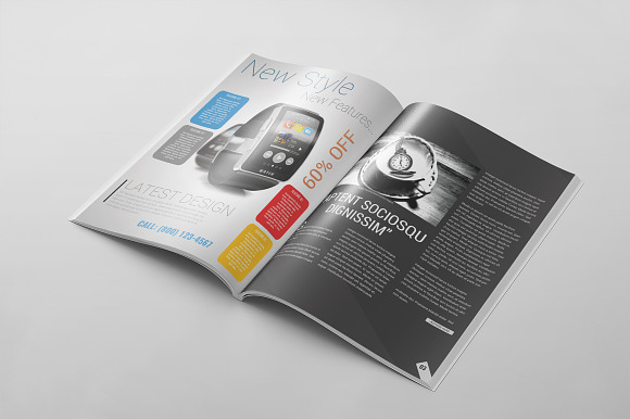 Magazine Template 50 in Magazine Templates - product preview 18