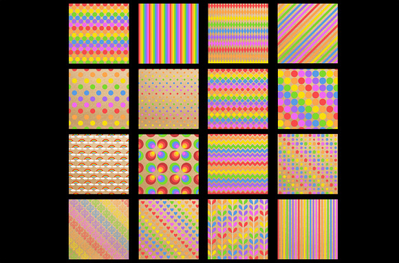 Rainbow kraft paper in Patterns - product preview 1